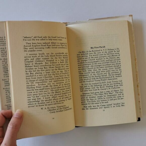 1958 Biography Archdeacon Anglican Church Canada - Religious Ephemera Ministry - Picture 8 of 10